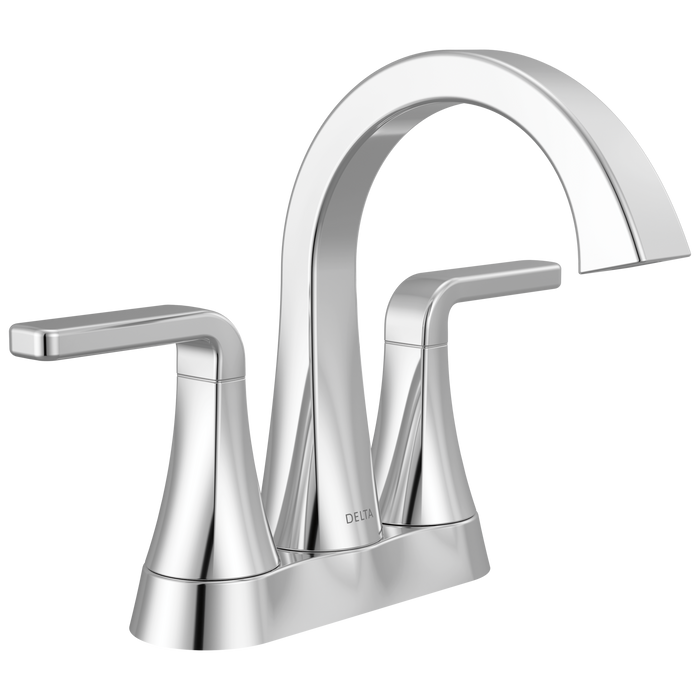 Delta Lineax 2562LF Two Handle Centerset Bathroom Faucet - Chrome
