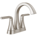 Delta Lineax 2562LF Two Handle Centerset Bathroom Faucet - Stainless