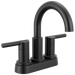 Delta Nicoli 25849LF Two Handle Centerset Bathroom Faucet - Matte Black
