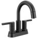 Delta Nicoli 25749LF Two Handle Centerset Pull-Down Bathroom Faucet - Matte Black
