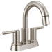 Delta Nicoli 25749LF Two Handle Centerset Pull-Down Bathroom Faucet - Stainless