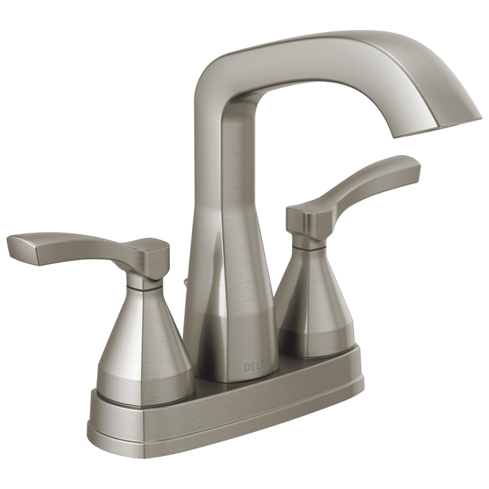 Delta Stryke 25776 Two Handle Centerset Bathroom Faucet - Lumicoat Stainless
