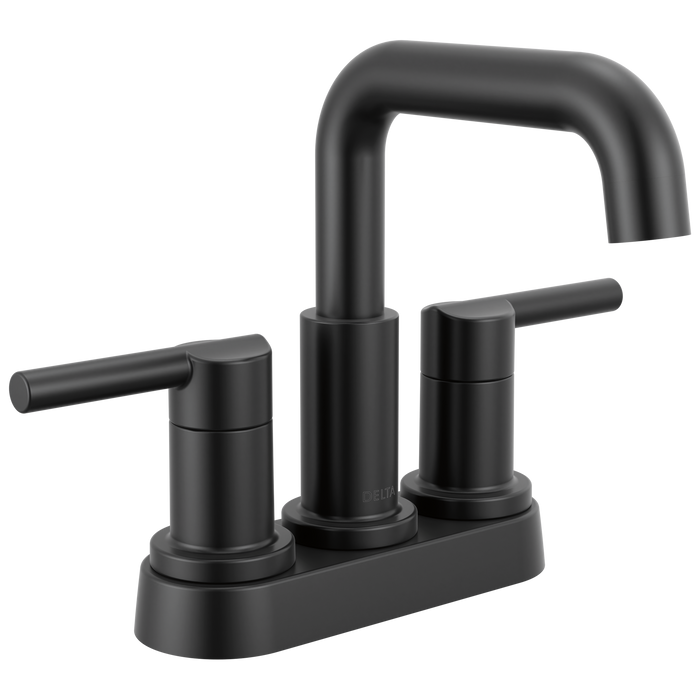 Delta Nicoli 25849LF Two Handle Centerset Bathroom Faucet - Matte Black