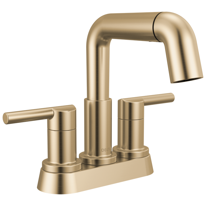 Delta Nicoli 25849LF Two Handle Centerset Pull-Down Bathroom Faucet - Champagne Bronze