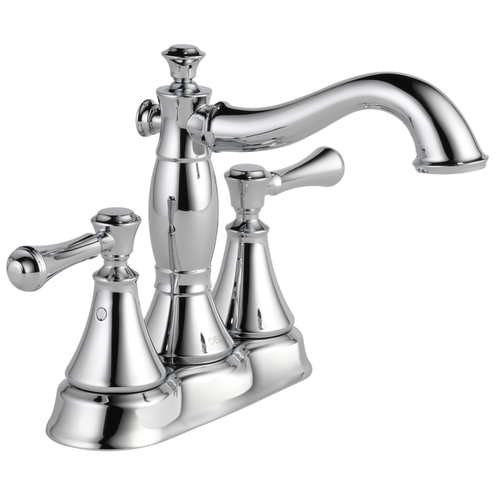 Delta 2597LF-MPU Cassidy Two Handle Centerset Lavatory Faucet - Metal Pop-up