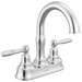 Delta Roe 25985LF Two Handle Centerset Bathroom Faucet - Chrome
