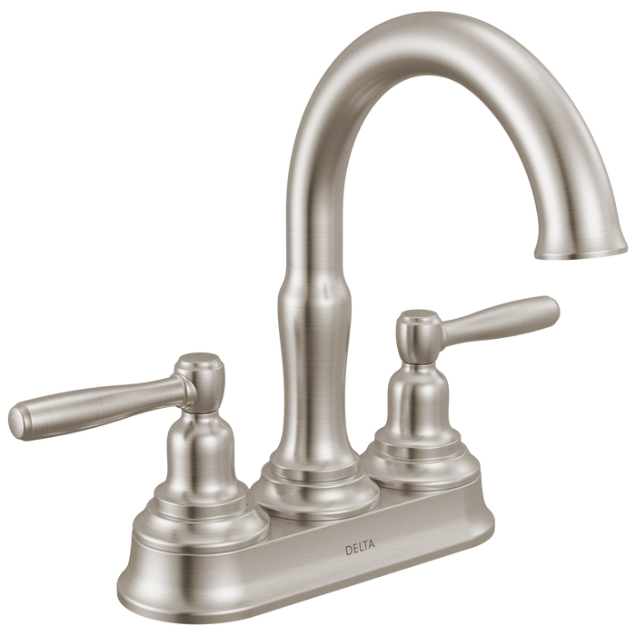 Delta Roe 25985LF Two Handle Centerset Bathroom Faucet - Stainless
