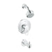 Grohe 26017000 BauLoop Tub and Shower Valve Trim Pressure Balanced with Multi Function Shower Head and Diverter Tub Spout