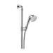 AXOR 26023000 Front 2.5 GPM Single Function Handshower Package with 63" Hose Slide Bar and Quick Clean Technology