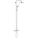 Grohe 26177001 Euphoria 260 Shower System with Multi Function Shower Head, Integrated Tub Spout, Slide Bar and Hand Shower