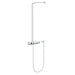 Grohe 26379000 Rainshower Wall Mounted Shower System with Exposed Thermostat, Hand Shower Wall Holder, and Hose