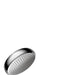 hansgrohe 26578001 Crometta 2 GPM Single Function Shower Head with Quick Clean and Eco Right Technologies in Chrome