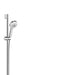 hansgrohe 26650401 Crometta 2 GPM Multi Function Hand Shower with AirPower and Quick Clean Technologies with Slide Bar and Hose