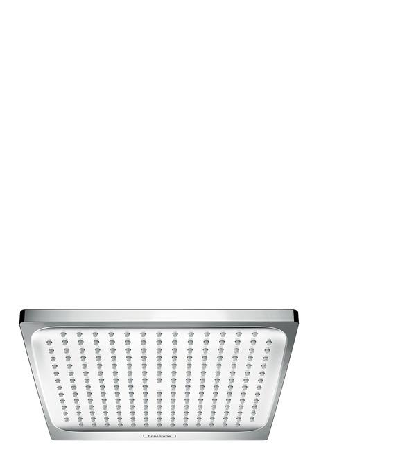 hansgrohe 26727001 Crometta 2 GPM Single Function Rain ABS Shower Head with Quick Clean and Eco Right Technologies in Chrome