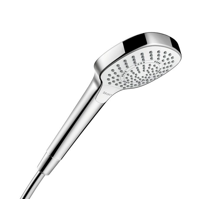 hansgrohe 26811401 Croma Select S 2 GPM Vario-Function Handshower with Select and Quick Clean Technologies in Chrome/White