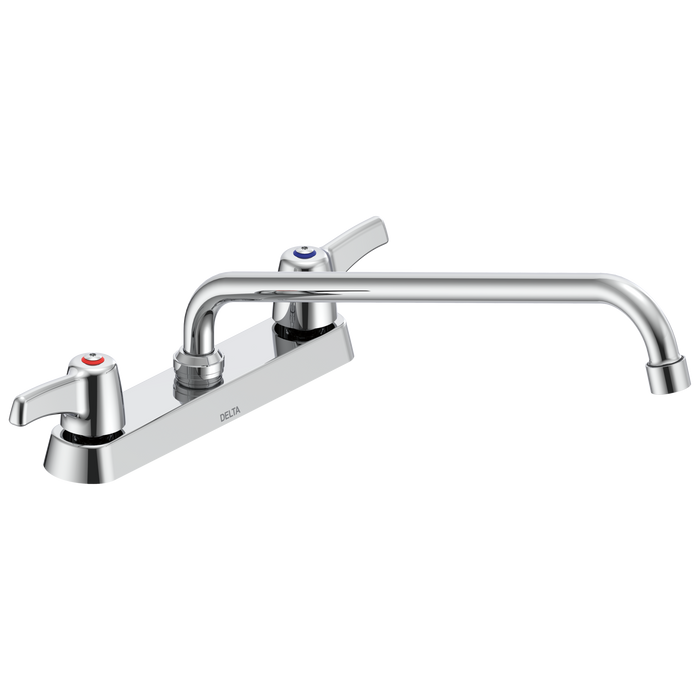 Delta Commercial 26C3: Two Handle Deck-Mount Faucet