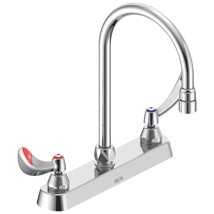 Commercial 26C3: Two Handle Deck-Mount Faucet