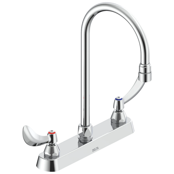 Commercial 26C3 26C3934 8 in Cast Deckmount - Chrome