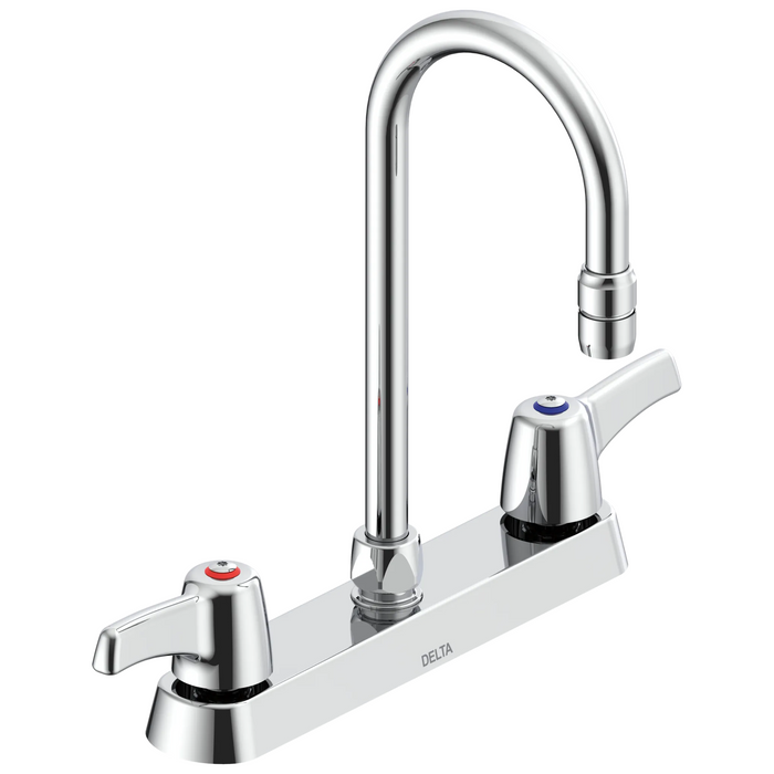 Commercial 26C3 26C3943 8 In Cast Deck-Mount - Chrome
