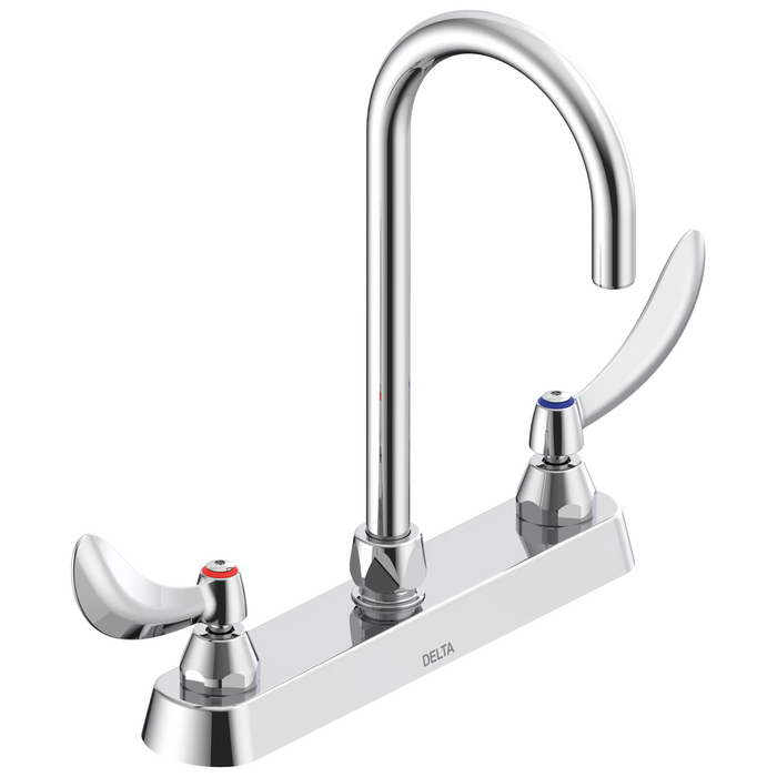 Commercial 26C3 26C3974 8 In Cast Deck-Mount - Chrome