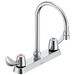 Two Handle 8 In Cast Deck-Mount Faucet
