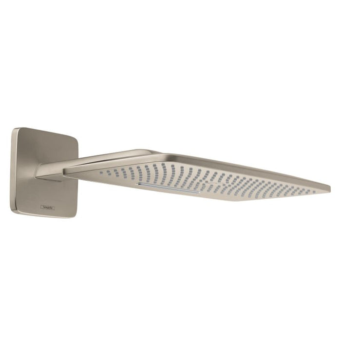 hansgrohe 27373821 Raindance E Multi Function 2.5 GPM Shower Head - Shower Arm Included in Brushed Nickel