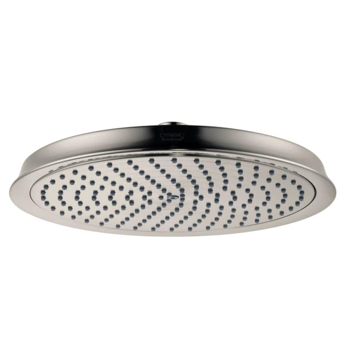 hansgrohe 27377821 Raindance 2 GPM Single Function Rain Round Shower Head in Brushed Nickel