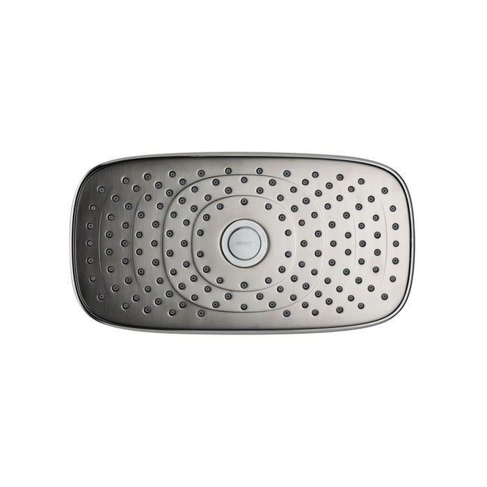 hansgrohe 27387821 Raindance Select E Multi Function 2.5 GPM Shower Head in Brushed Nickel