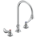 Two Handle 8 In Below Deck-Mount Faucet