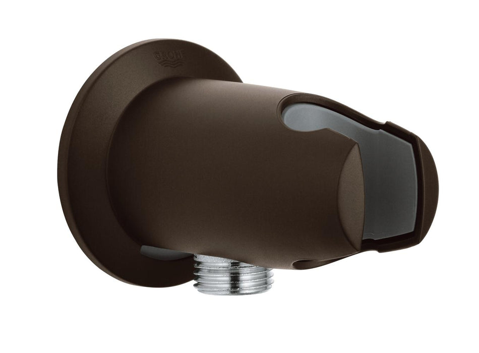 Grohe 28484 Movario Wall Supply Shower Outlet Elbow with Handshower Holder 1/2 Inch Connection