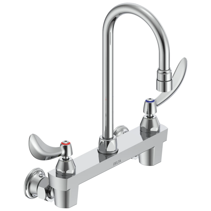 Commercial 28C3 / 28C4 / 28C6 28C4934 Wallmount Sink Faucet - Chrome