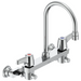 Commercial 28C3 / 28C4 / 28C6 28C6933 Two Handle 8 In Wallmount Service Sink Faucet - Chrome