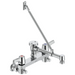 Two Handle 8 In Wallmount Service Sink Faucet