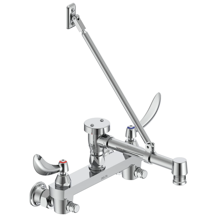 Two Handle 8 In Wallmount Service Sink Faucet