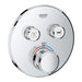 Grohe 29137 Grohtherm Smart Control Dual Function Thermostatic Trim with Control Module