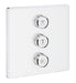 Grohe 29158LS0 Grohtherm Smart Control Triple Function Diverter Trim Only with EcoJoy - Less Rough-In Valve