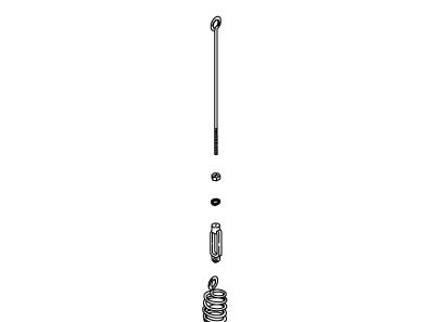 KOHLER K-30153 Lift Rod Assembly