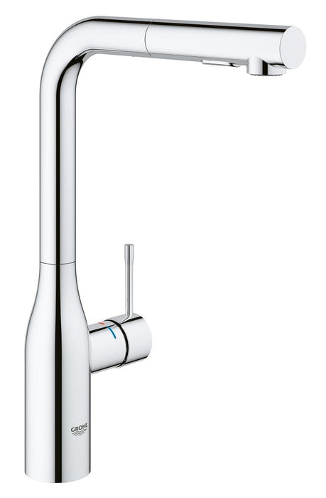 Grohe 30271 Essence Pull-Out Kitchen Faucet with 2-Function Locking Sprayer