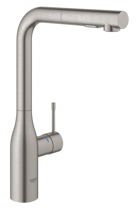 Grohe 30271 Essence Pull-Out Kitchen Faucet with 2-Function Locking Sprayer
