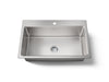 KOHLER K-31466-1 Prologue 33" top-/undermount single-bowl kitchen sink