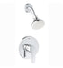 Grohe 3501420A Eurosmart Wall Mount Pressure Balance Valve Bathtub/Shower Combo Faucet
