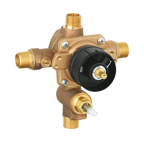 Grohe 35016000 Grohsafe Pressure Balance Rough-In Valve with Built-In Mechanical Diverter