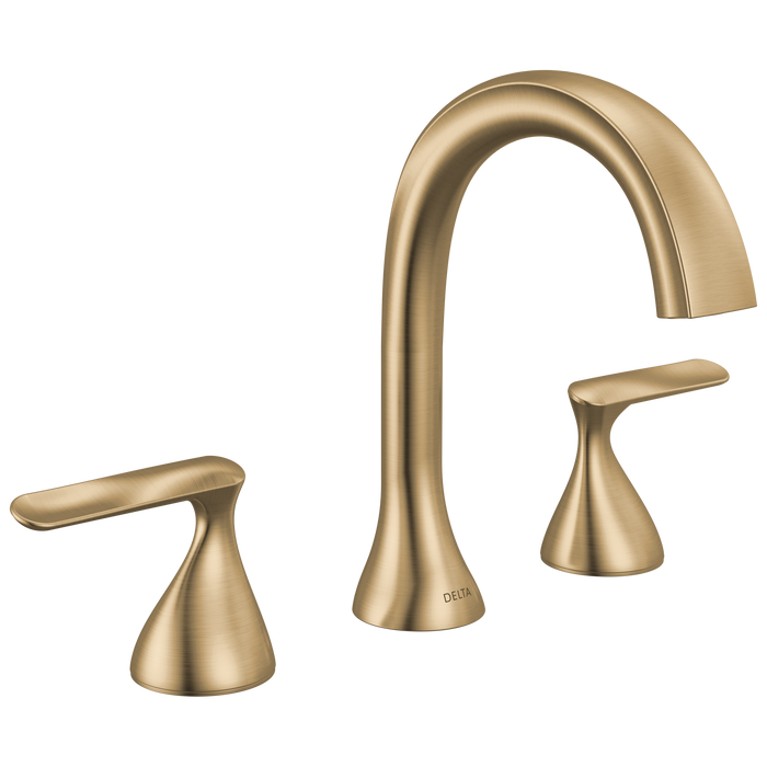 Delta Bonacci 3545 Two Handle Widespread Bathroom Faucet - Lumicoat Champagne Bronze