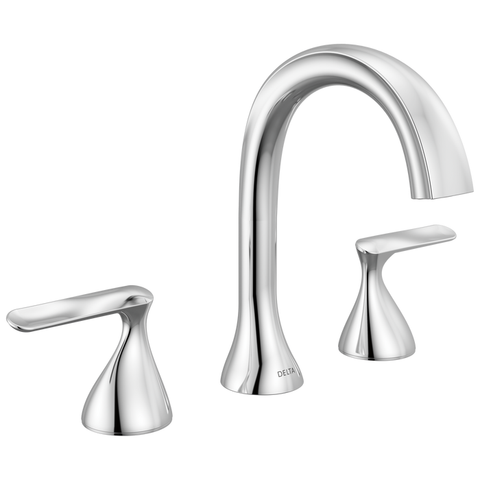 Delta Bonacci 3545 Two Handle Widespread Bathroom Faucet - Lumicoat Chrome