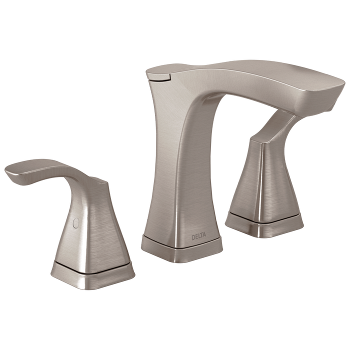 Delta 3552-MPU-DST Two Handle Widespread Bathroom Faucet - Metal Pop-Up