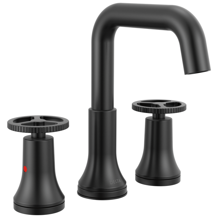 Delta Trinsic 35547 Two Handle Widespread Bathroom Faucet - Matte Black
