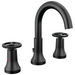 Delta Trinsic 3558 Two Handle Widespread Bathroom Faucet - Matte Black