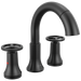 Delta Trinsic 3558 Two Handle Widespread Pull-Down Bathroom Faucet - Matte Black