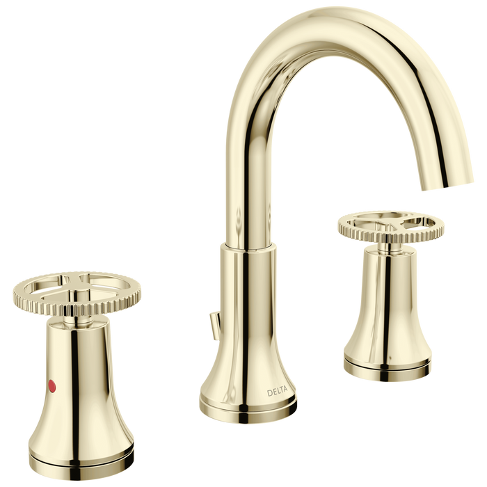 Delta Trinsic 3558 Two Handle Widespread Bathroom Faucet - Polished Nickel