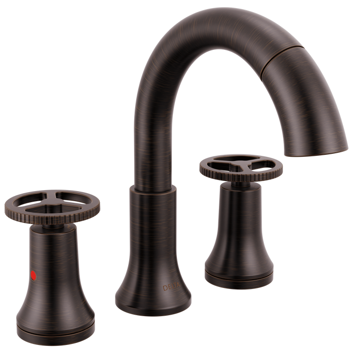 Delta Trinsic 3558 Two Handle Widespread Pull-Down Bathroom Faucet - Venetian Bronze